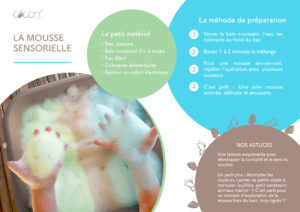 La mousse sensorielle